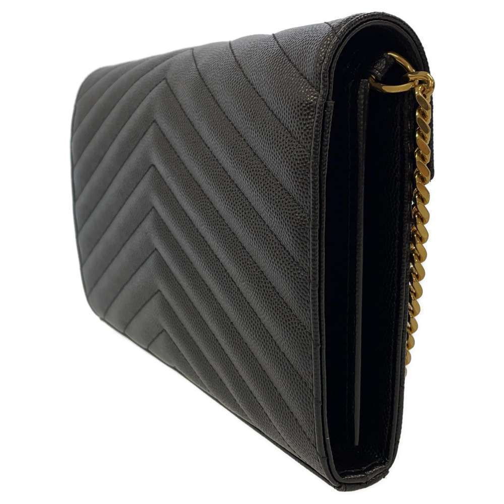 Saint Laurent Paris Chain Wallet Monogram Crossbody YSL Black - Picture 2 of 9